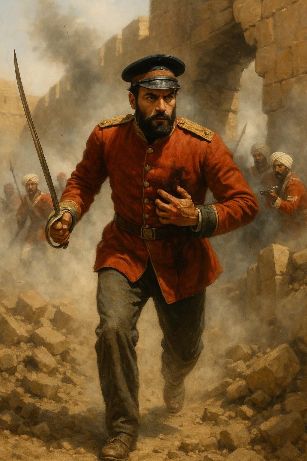 When John Nicholson Stormed Delhi's Walls and Fell, 1857