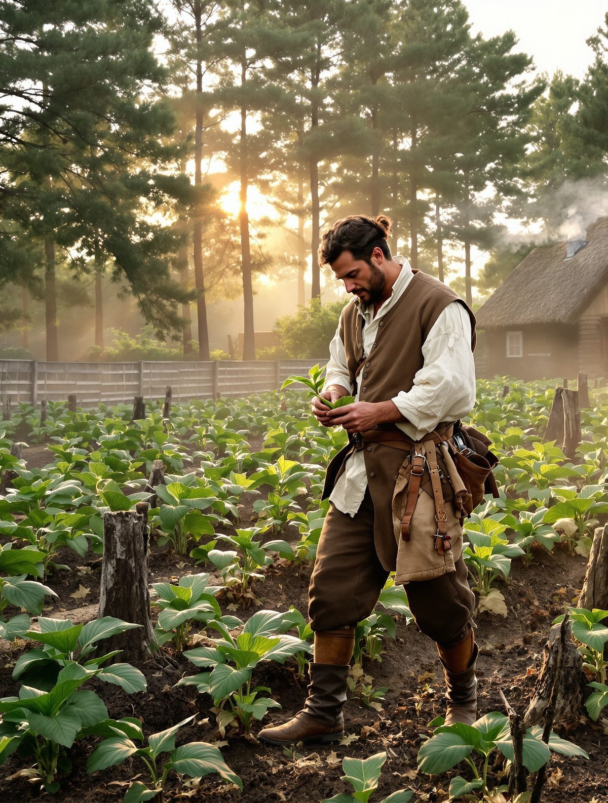 When John Rolfe's Tobacco Gamble Saved Virginia Colony in 1612