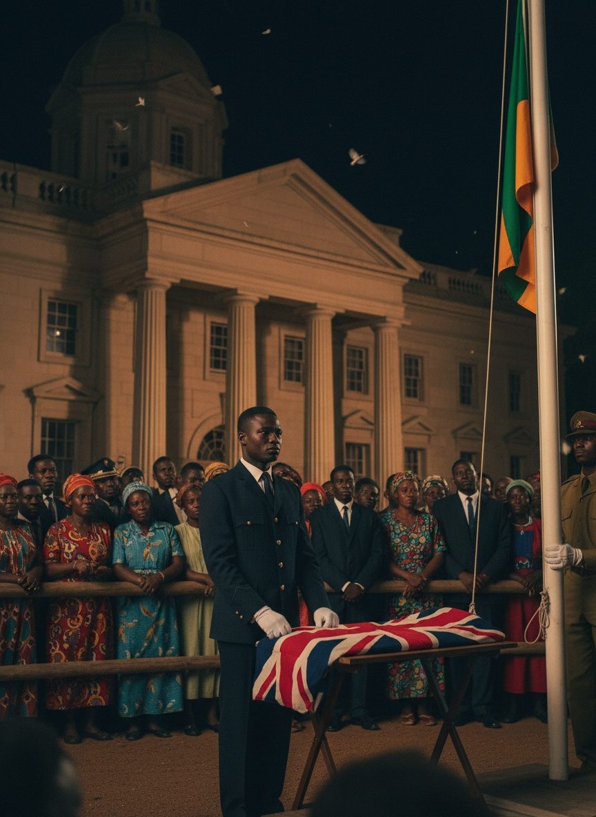 When Kenneth Kaunda Wept as Britain Lowered Its Last Flag
