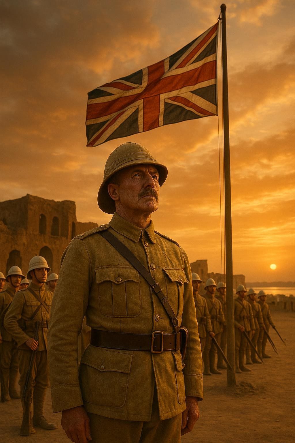 When Kitchener Raised the Flag Over Khartoum, 1898
