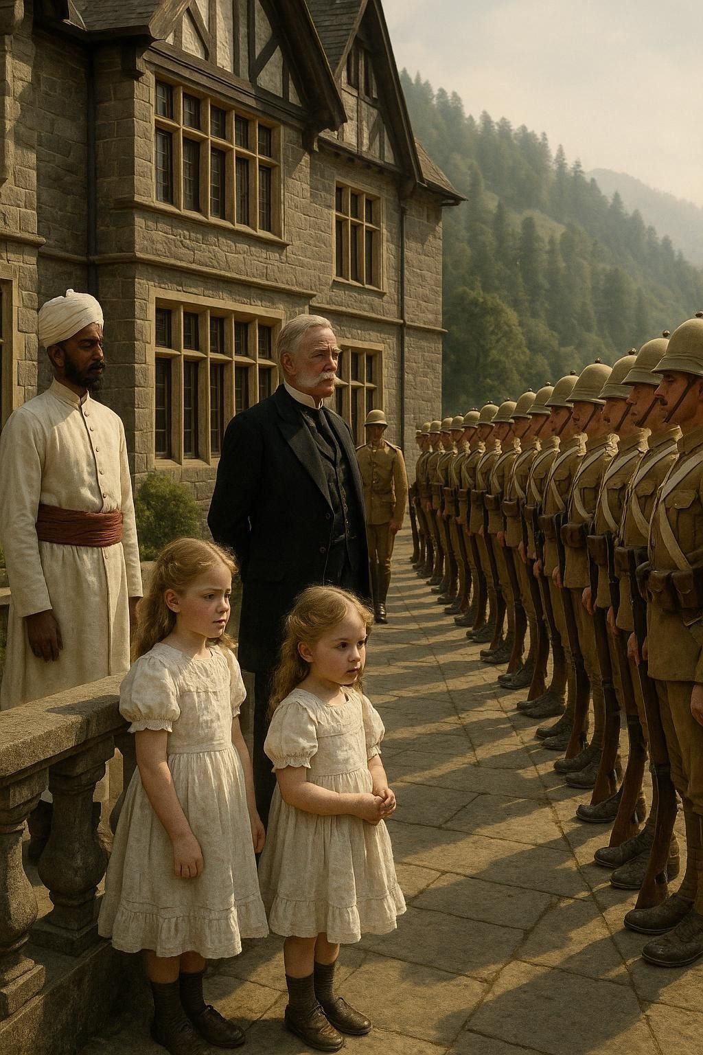 When Lord Dufferin Inspected the Garrison at Simla, 1888