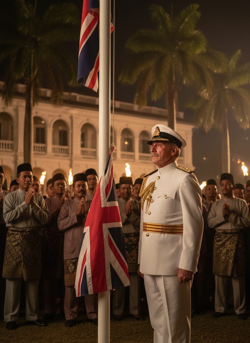 When Malaya's Last British Governor Wept at the Flag, 1957