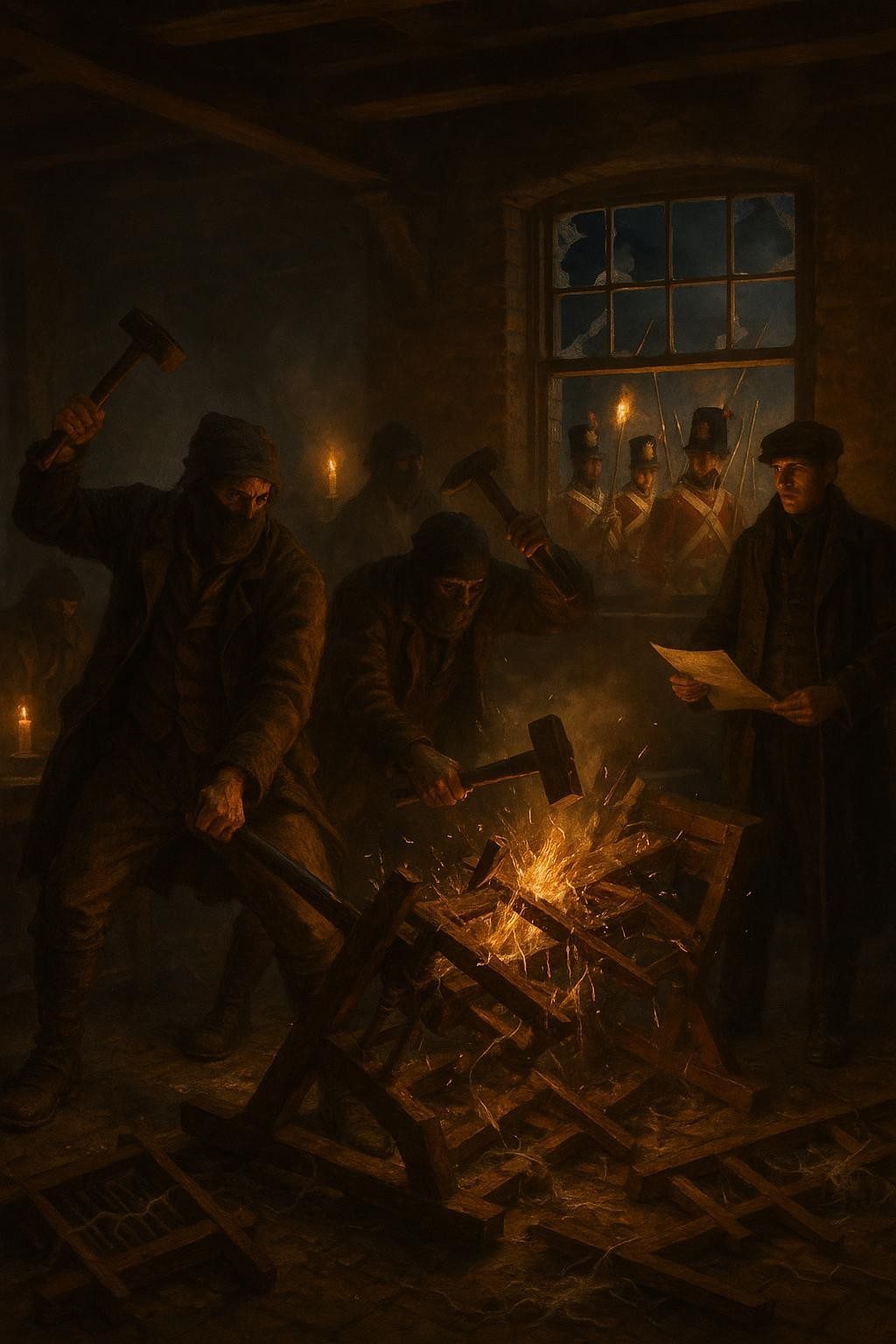 When Ned Ludd's Army Burned the Frames and Defied Wellington