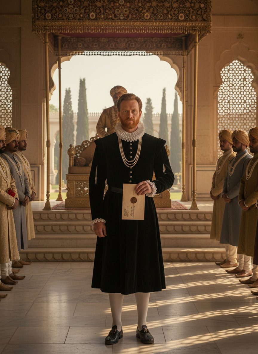 When One Envoy Knelt Before a Mughal Emperor and Won India