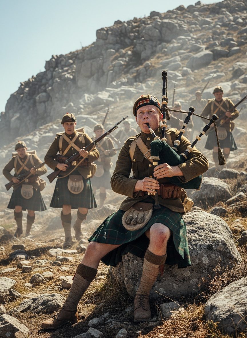 When Piper Findlater Played Wounded at Dargai, 1897