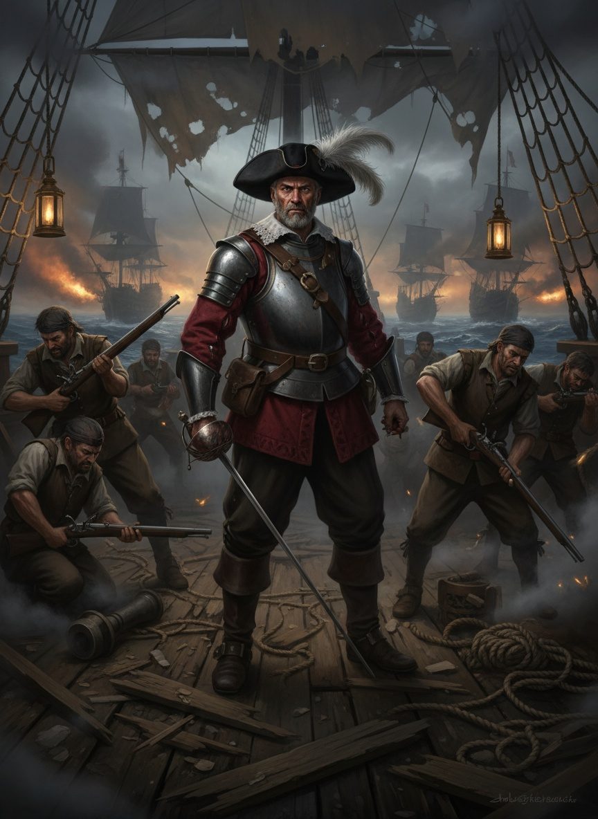 When Richard Grenville Burned His Ship and Fought Alone, 1591