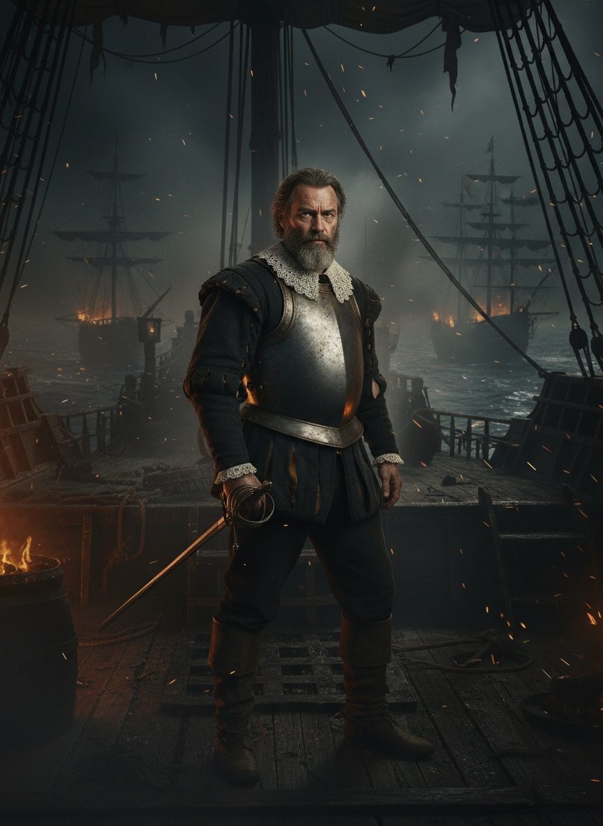 When Richard Grenville Fought 53 Ships Alone and Would Not Strike