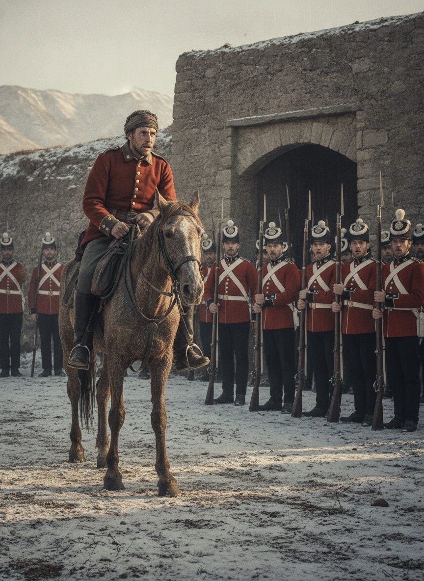 When Surgeon Brydon Rode Alone Out of Afghanistan, 1842