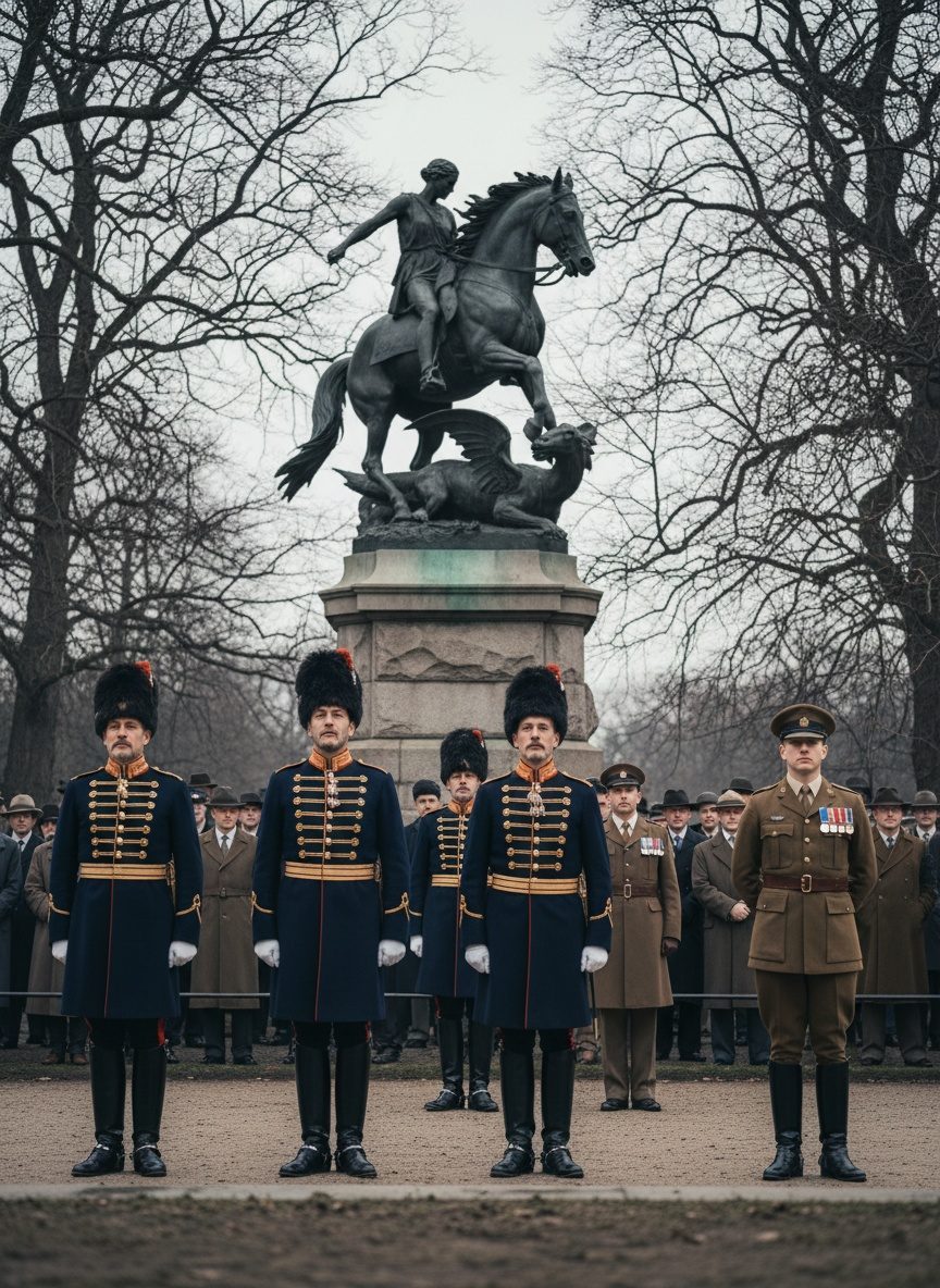 When the Cavalry Memorial Was Cast From Captured Guns, 1924