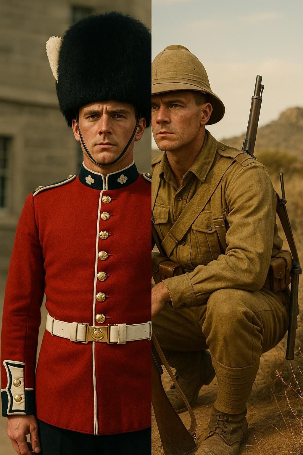When the Coldstream Guards Dressed for Two Different Wars