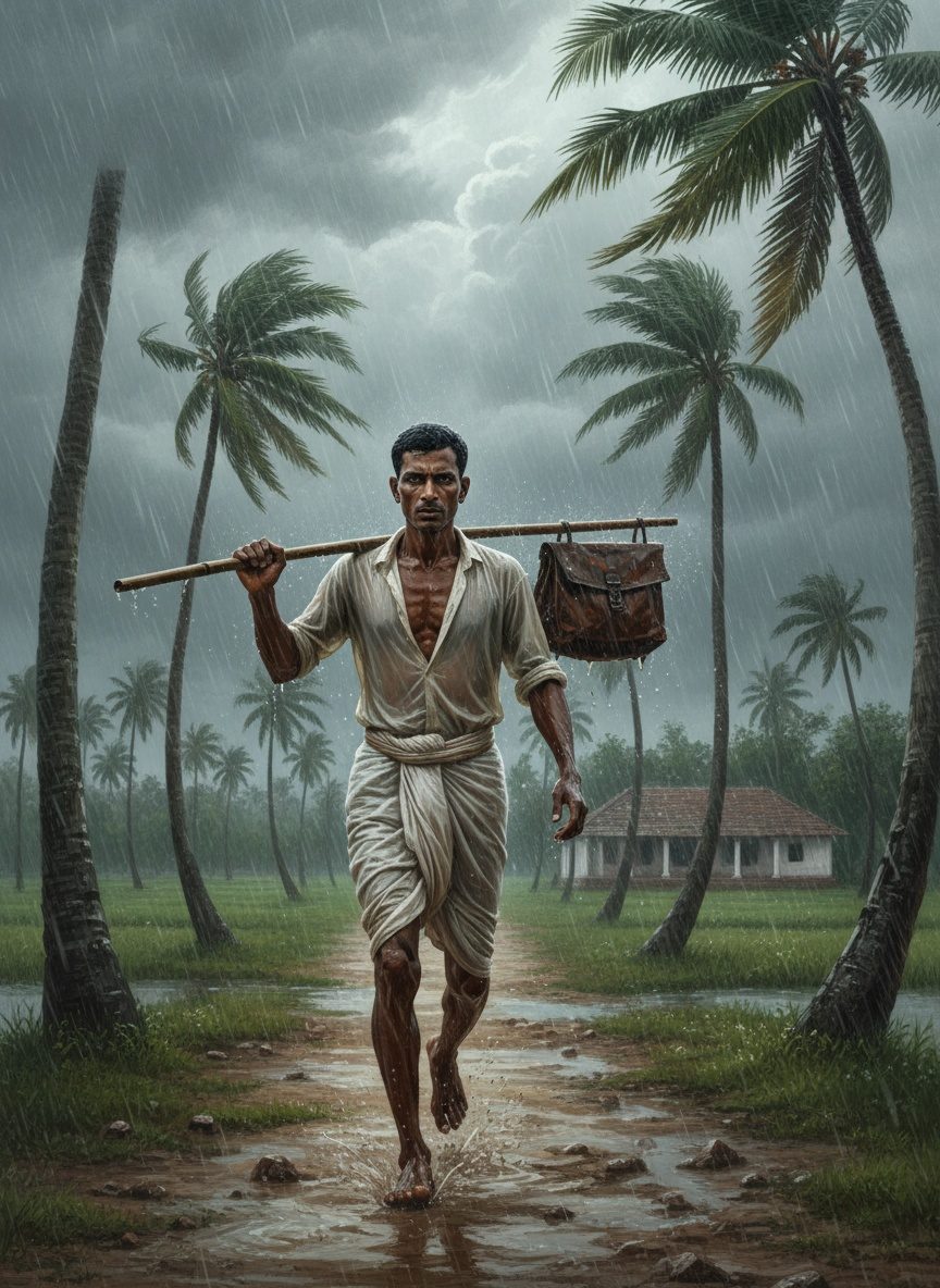 When the Dak Wallah Ran Through the Monsoon, 1877