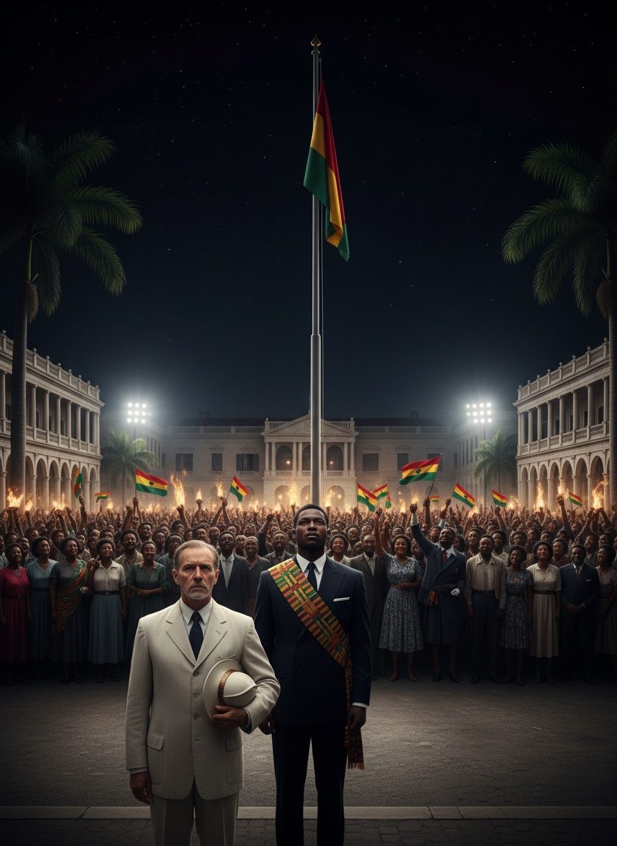 When the Gold Coast Became Ghana at Midnight in 1957