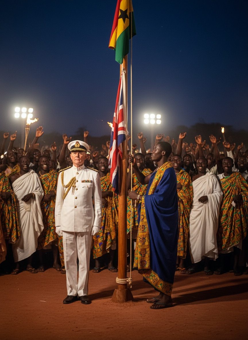 When the Gold Coast Raised Its Flag at Midnight in 1957
