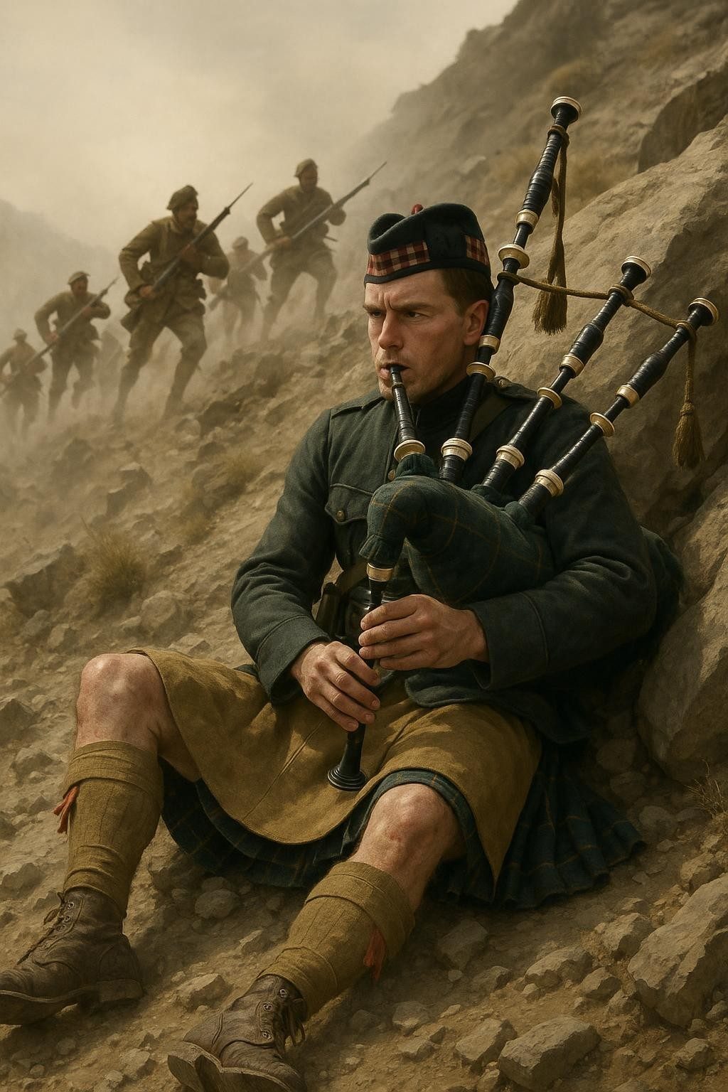 When the Gordon Highlanders Fixed Bayonets at Dargai, 1897