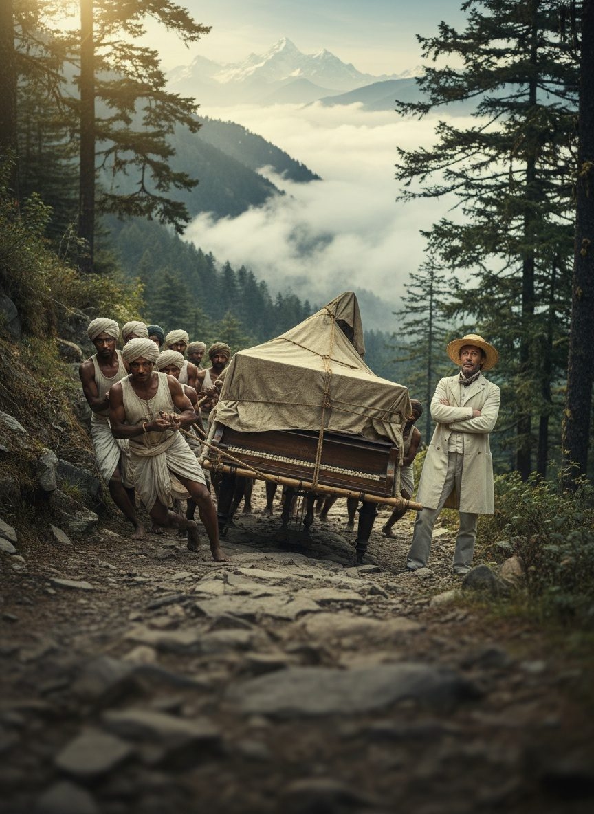 When the Hill Coolies Carried a Piano Up to Simla in 1836