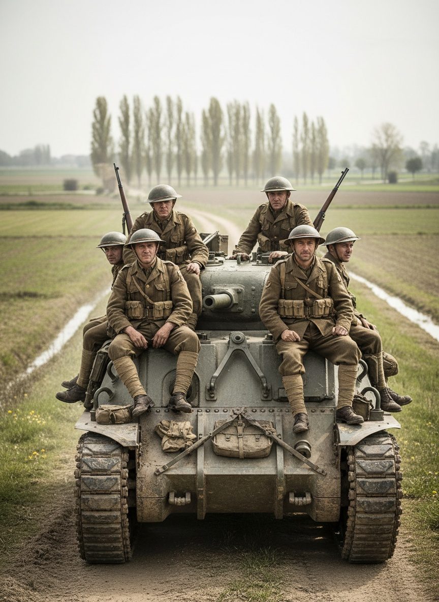 When the Lancashire Fusiliers Rode Into Italy's Last Battle