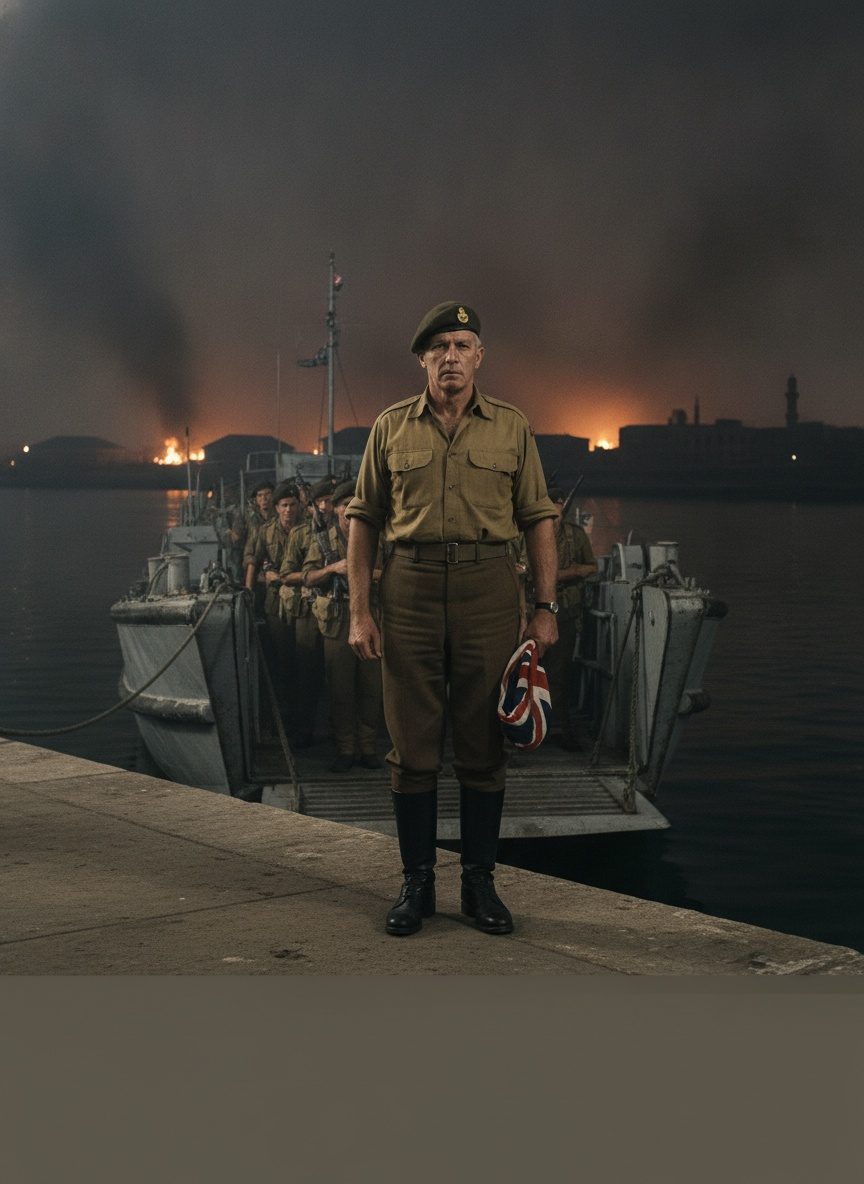 When the Last British Soldiers Left Aden in the Dark, 1967