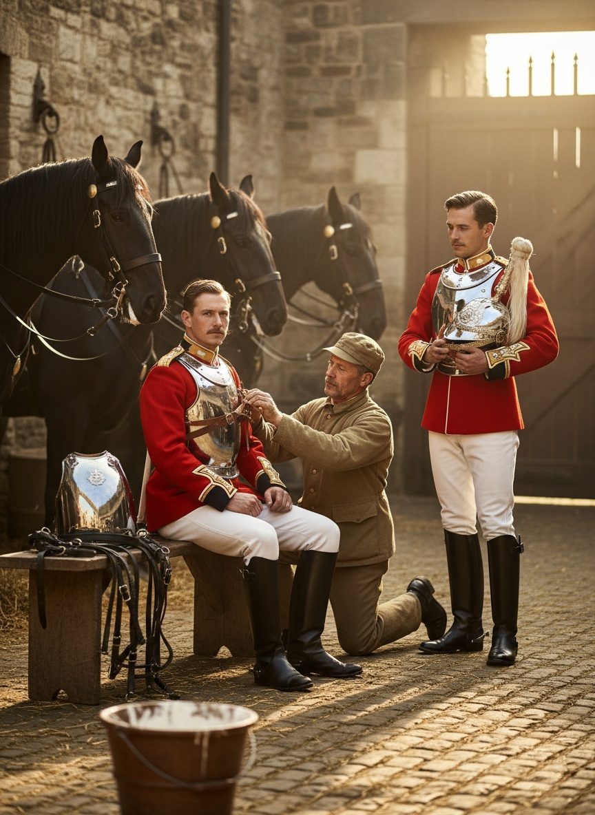When the Life Guards Dressed for a Queen's Birthday, 1887