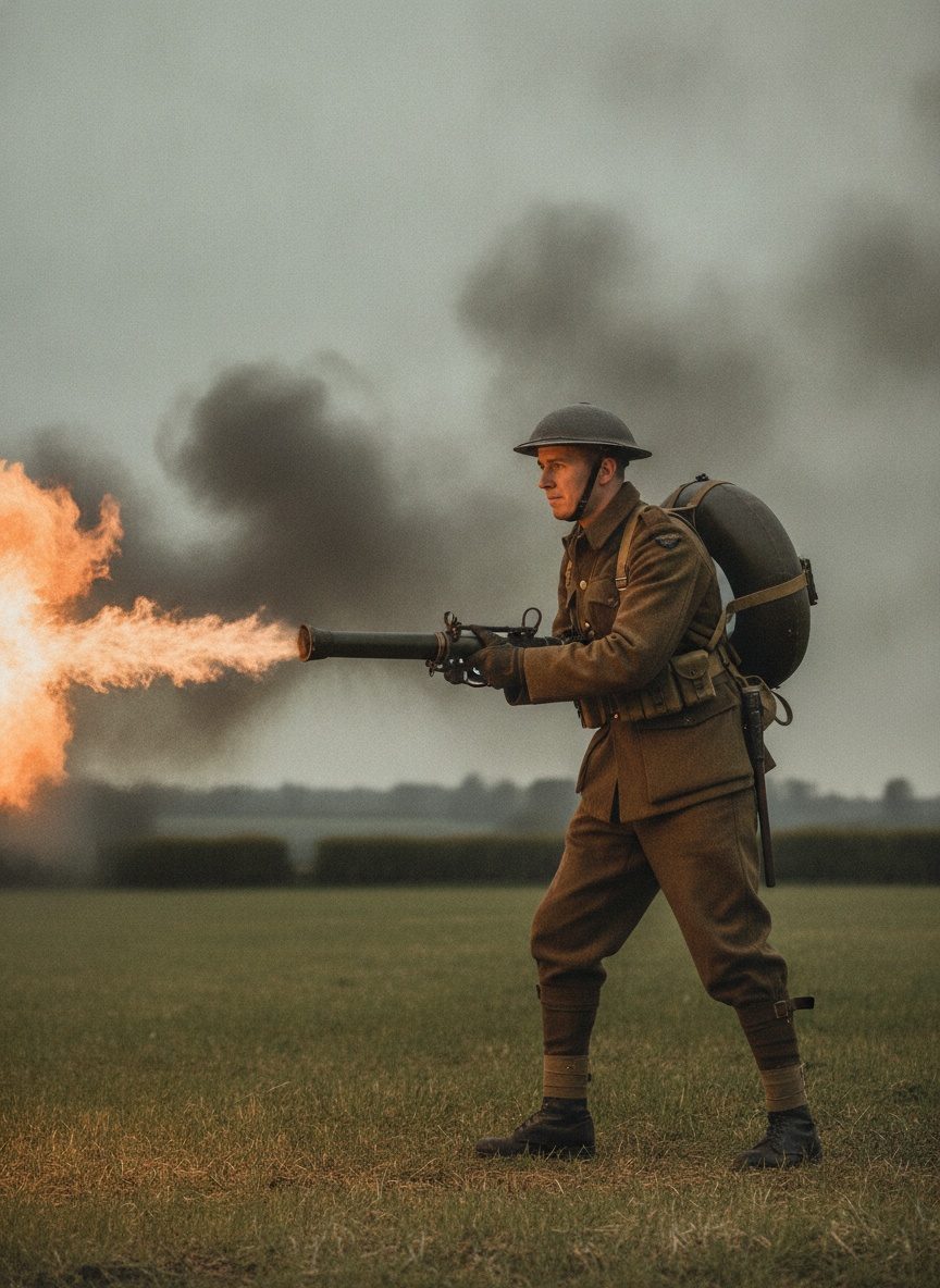 When the Lifebuoy Flamethrower Went to War, 1944