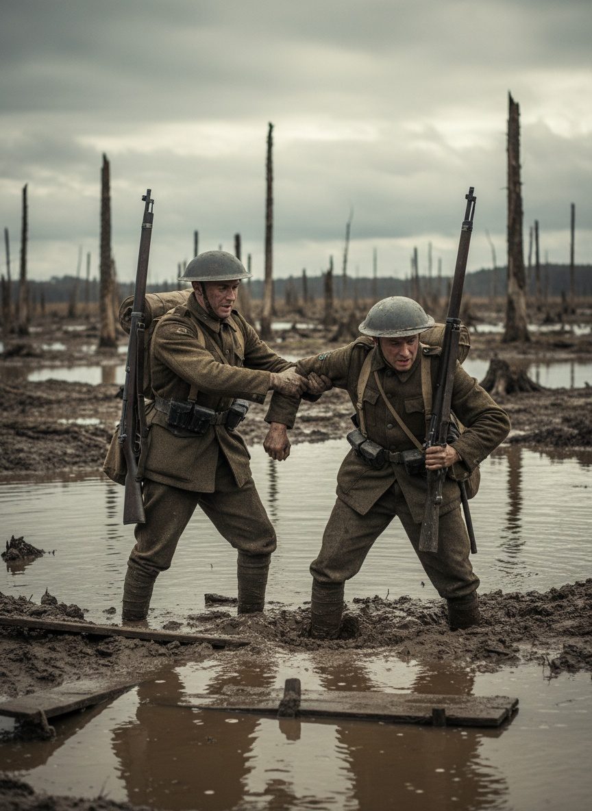 When the Mud of Passchendaele Swallowed Men Whole, 1917