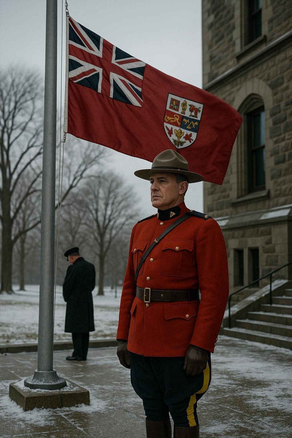 When the Red Ensign Flew Over Ottawa for the Last Time, 1965