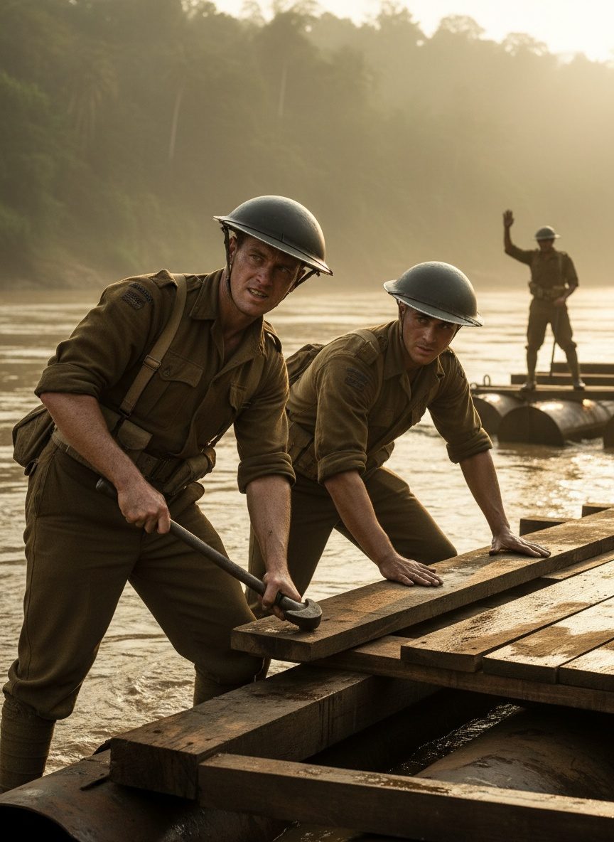When the Royal Engineers Bridged the Irrawaddy, 1945