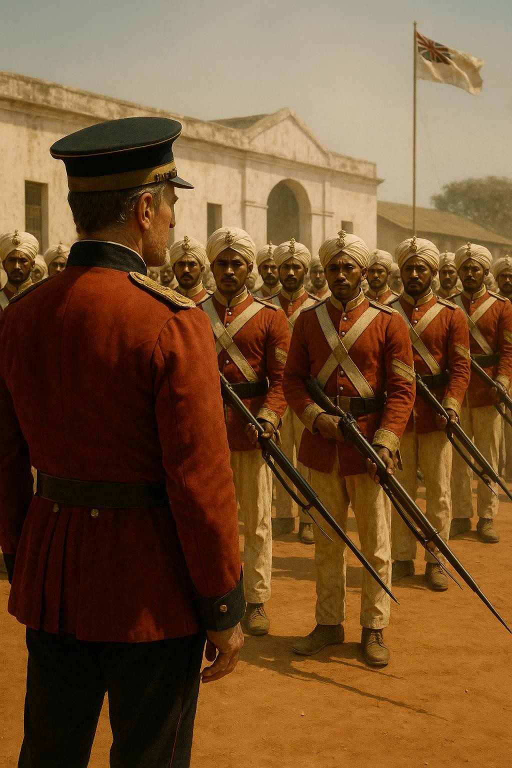 When the Sepoys of the 19th Loaded and Aimed at Their Own Officers