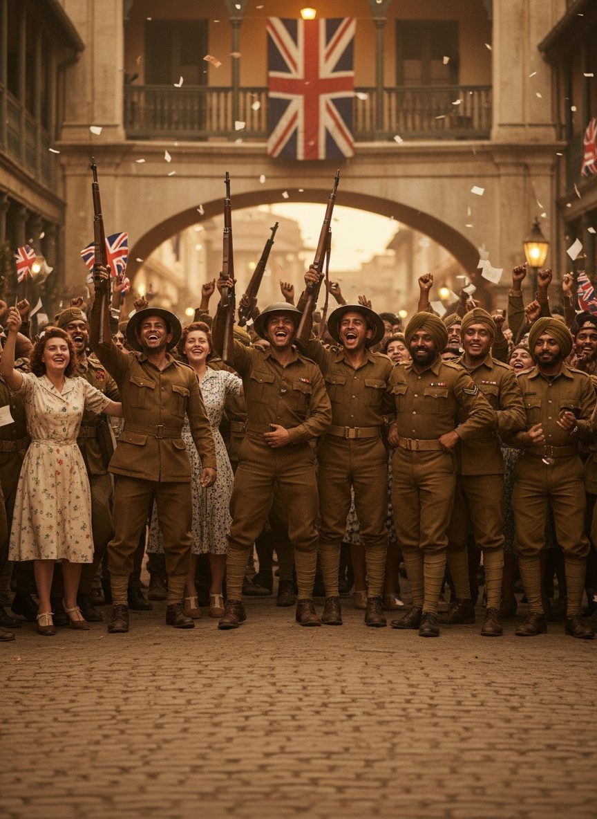 When VJ Night Lit the Empire's Streets, August 1945