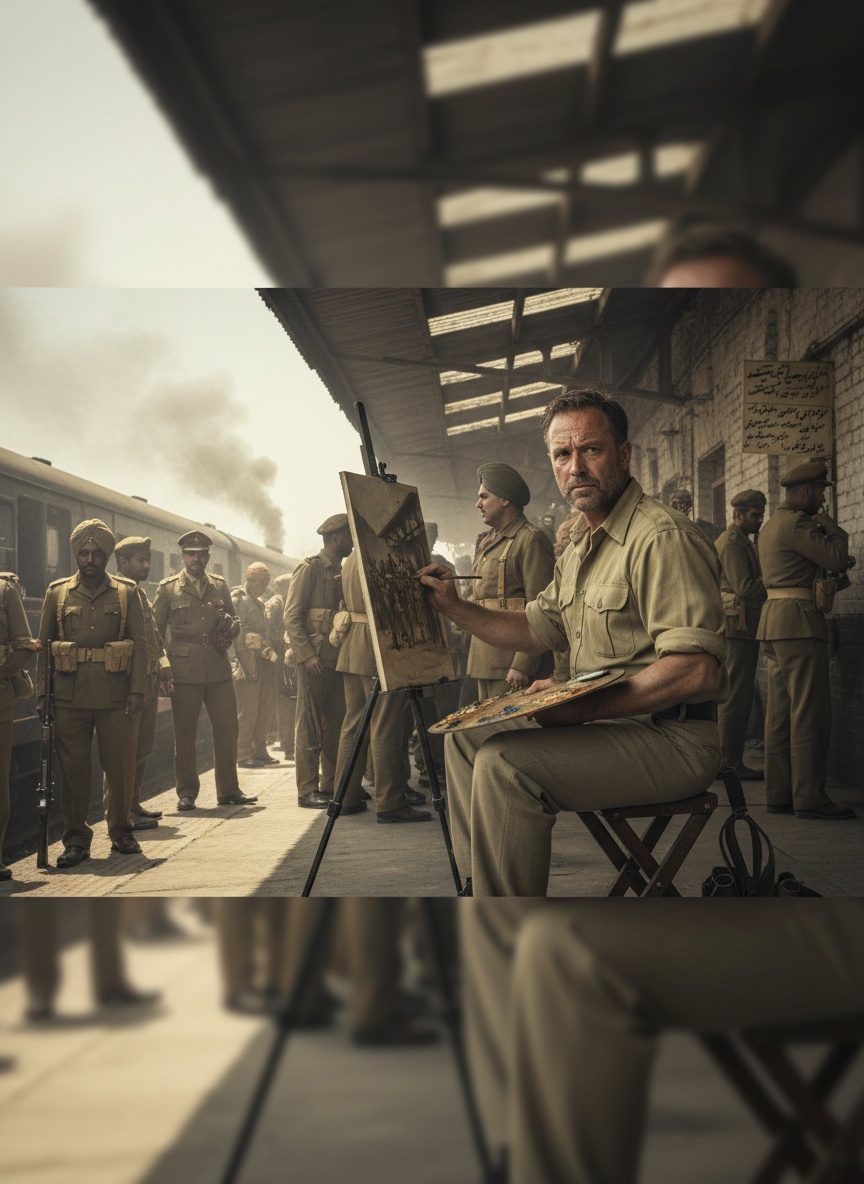 When War Artists Captured the Raj's Final Painted Moment